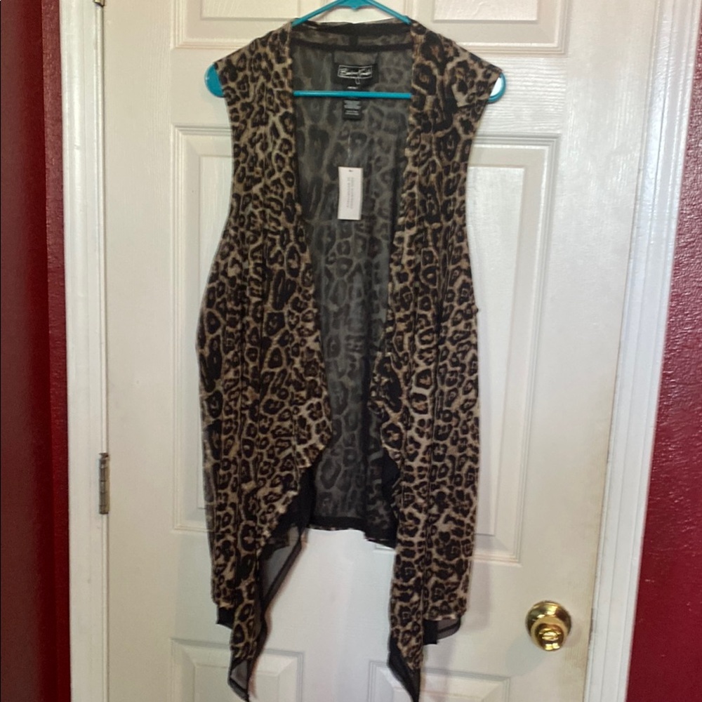 Leopard Print Women's Vest